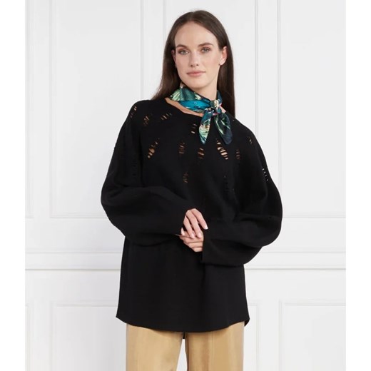 Liviana Conti Wełniany sweter | Oversize fit ze sklepu Gomez Fashion Store w kategorii Swetry damskie - zdjęcie 163960124