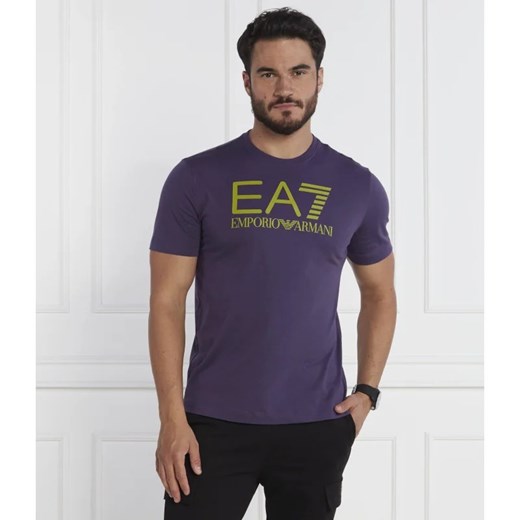 EA7 T-shirt | Regular Fit S promocyjna cena Gomez Fashion Store