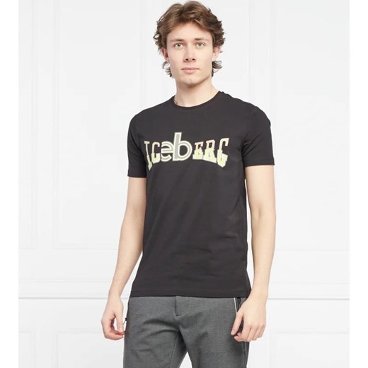 Iceberg T-shirt | Regular Fit ze sklepu Gomez Fashion Store w kategorii T-shirty męskie - zdjęcie 163960241
