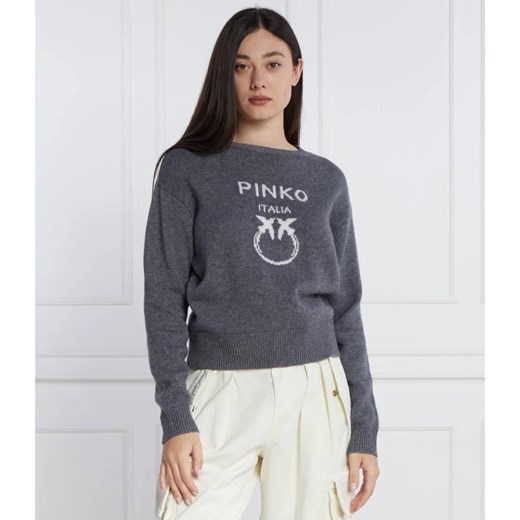 Pinko Wełniany sweter | Regular Fit ze sklepu Gomez Fashion Store w kategorii Swetry damskie - zdjęcie 163960391