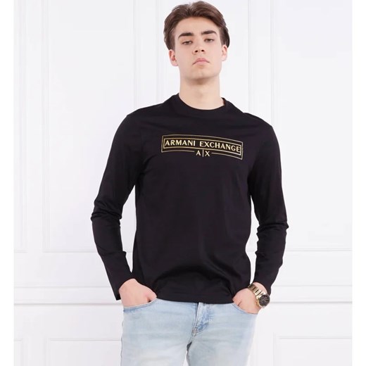 Armani Exchange Longsleeve | Regular Fit ze sklepu Gomez Fashion Store w kategorii T-shirty męskie - zdjęcie 163960492