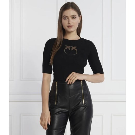 Pinko Wełniana bluzka | Slim Fit ze sklepu Gomez Fashion Store w kategorii Bluzki damskie - zdjęcie 163961214