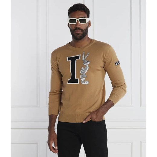 Iceberg Wełniany sweter | Regular Fit Iceberg XXL promocja Gomez Fashion Store