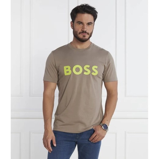 T-shirt męski BOSS HUGO z bawełny