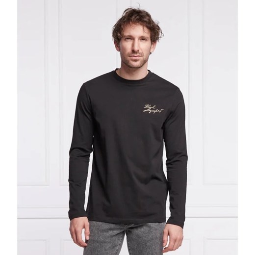 T-shirt męski Karl Lagerfeld z długim rękawem