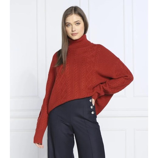 BOSS BLACK Sweter Fexica | Regular Fit | z dodatkiem kaszmiru ze sklepu Gomez Fashion Store w kategorii Swetry damskie - zdjęcie 163962232