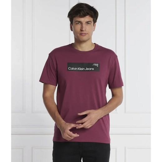 CALVIN KLEIN JEANS T-shirt HYPER REAL BOX | Regular Fit M promocyjna cena Gomez Fashion Store
