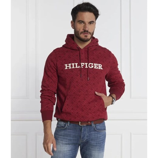 Tommy Hilfiger Bluza AOP MONOGRAM HOODY | Regular Fit Tommy Hilfiger XL okazja Gomez Fashion Store