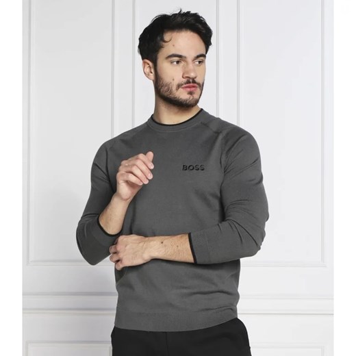 Sweter męski szary BOSS HUGO