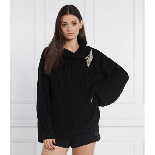 Twinset Actitude Sweter | Relaxed fit | z dodatkiem wełny S okazyjna cena Gomez Fashion Store