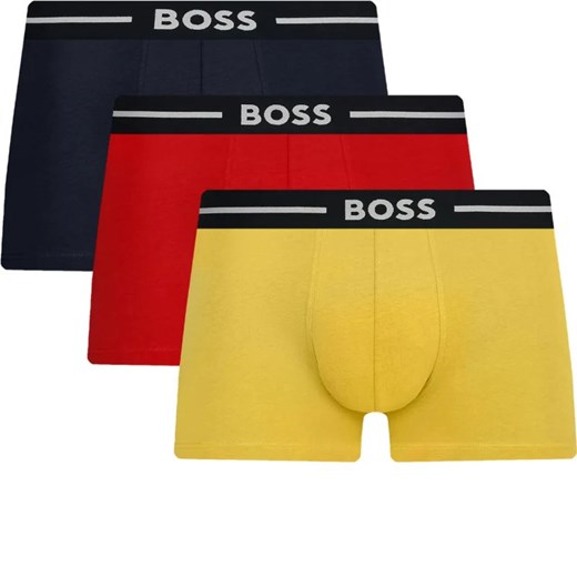BOSS BLACK Bokserki 3-pack Trunk 3P Bold L okazyjna cena Gomez Fashion Store
