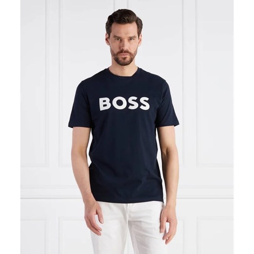 BOSS ORANGE T-shirt Thinking 1 | Regular Fit ze sklepu Gomez Fashion Store w kategorii T-shirty męskie - zdjęcie 163963293