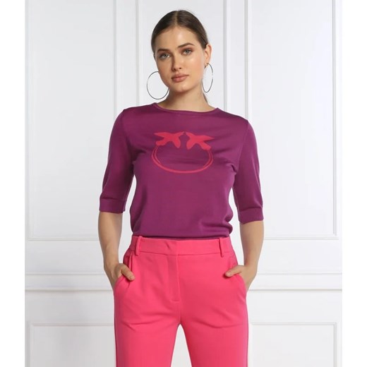 Pinko Wełniany sweter ULTRAFINE | Regular Fit Pinko L okazyjna cena Gomez Fashion Store
