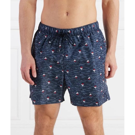 Tommy Hilfiger Szorty kąpielowe MEDIUM DRAWSTRING PRINT | Regular Fit Tommy Hilfiger XXL okazyjna cena Gomez Fashion Store