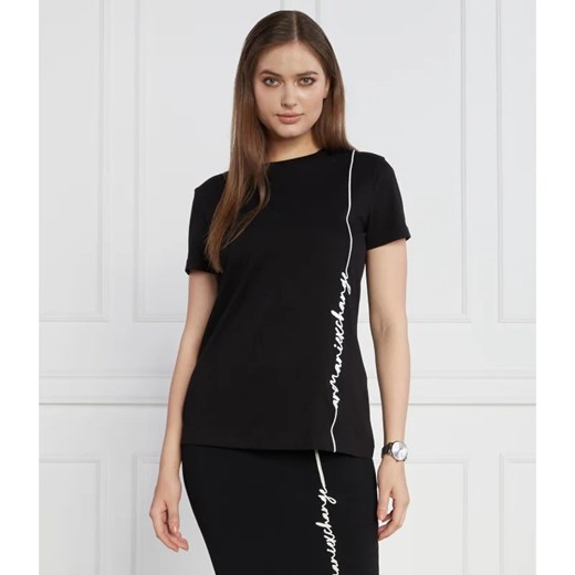Armani Exchange T-shirt | Regular Fit ze sklepu Gomez Fashion Store w kategorii Bluzki damskie - zdjęcie 163963841