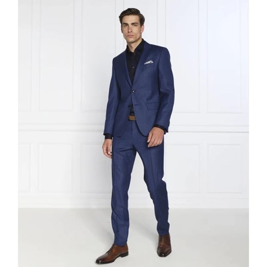 BOSS BLACK Wełniany garnitur H-Huge-2Pcs-224 | Slim Fit ze sklepu Gomez Fashion Store w kategorii Garnitury męskie - zdjęcie 163963853