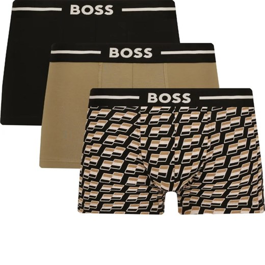 BOSS Bokserki 3-pack Trunk 3P Bold Design M wyprzedaż Gomez Fashion Store