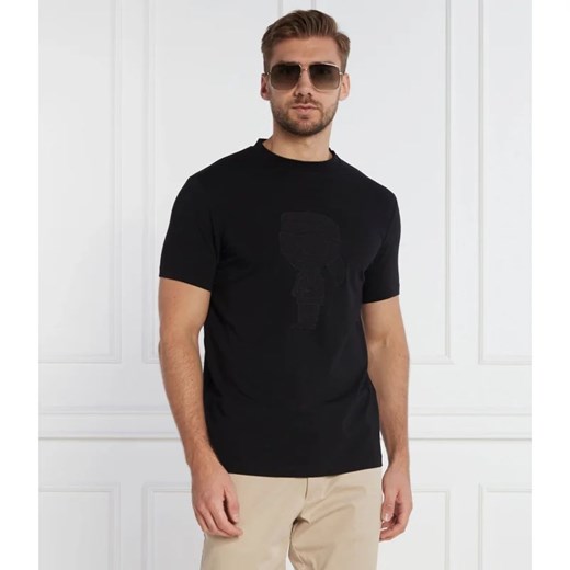 Karl Lagerfeld T-shirt | Regular Fit Karl Lagerfeld M wyprzedaż Gomez Fashion Store