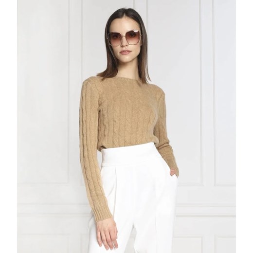 POLO RALPH LAUREN Kaszmirowy sweter | Regular Fit ze sklepu Gomez Fashion Store w kategorii Swetry damskie - zdjęcie 163964672
