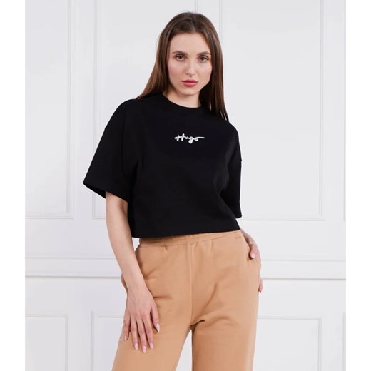 HUGO T-shirt Cropped Tee_3 | Cropped Fit XL Gomez Fashion Store