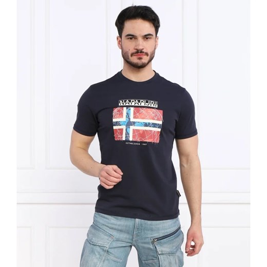 Napapijri T-shirt S-GUIRO | Regular Fit Napapijri XXXL okazja Gomez Fashion Store