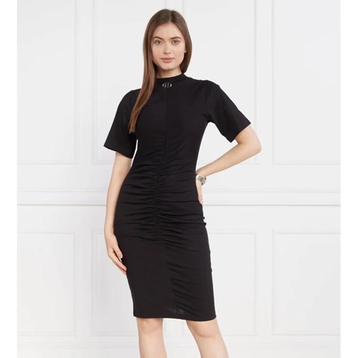 Karl Lagerfeld Sukienka ruched t-shirt ze sklepu Gomez Fashion Store w kategorii Sukienki - zdjęcie 163965042
