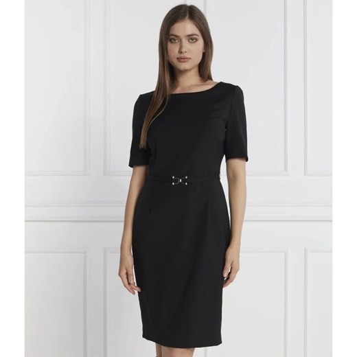 BOSS BLACK Wełniana sukienka Daleah ze sklepu Gomez Fashion Store w kategorii Sukienki - zdjęcie 163965343