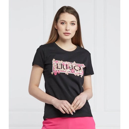 Liu Jo T-shirt | Regular Fit ze sklepu Gomez Fashion Store w kategorii Bluzki damskie - zdjęcie 163965464
