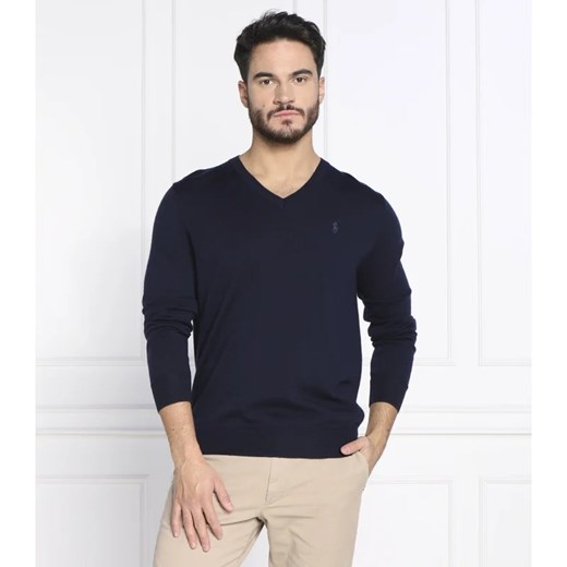 POLO RALPH LAUREN Wełniany sweter | Slim Fit Polo Ralph Lauren XL Gomez Fashion Store