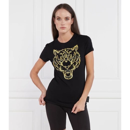 Plein Sport T-shirt | Regular Fit ze sklepu Gomez Fashion Store w kategorii Bluzki damskie - zdjęcie 163966041