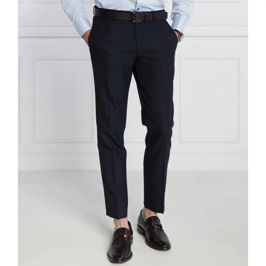 Oscar Jacobson Wełniane spodnie Denz | Slim Fit Oscar Jacobson 50 Gomez Fashion Store