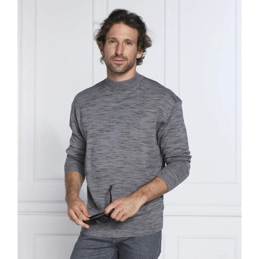 Calvin Klein Wełniany sweter | Regular Fit ze sklepu Gomez Fashion Store w kategorii Swetry męskie - zdjęcie 163966391