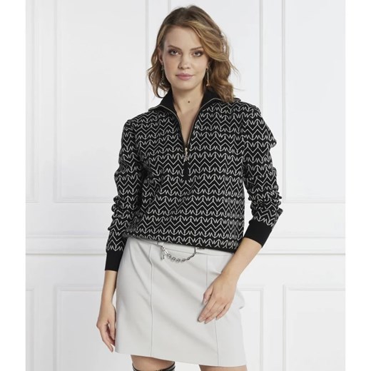 Sweter damski Patrizia Pepe z dekoltem w serek