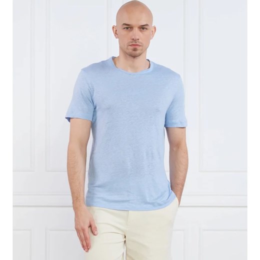 BOSS Lniany t-shirt Tiburt | Regular Fit XXXL Gomez Fashion Store