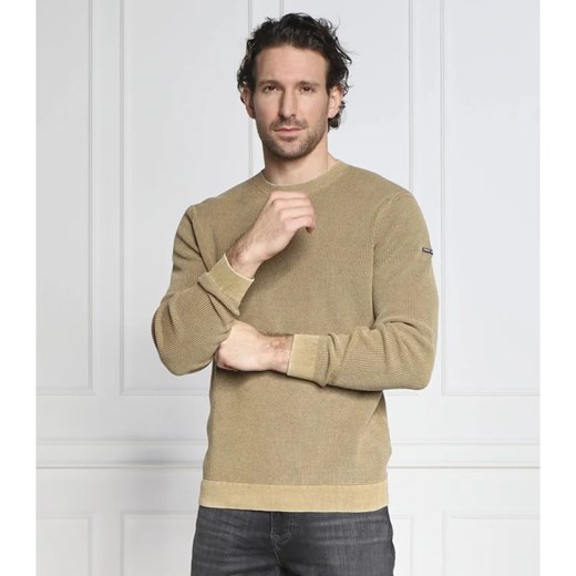 Sweter męski beżowy Pepe Jeans z bawełny