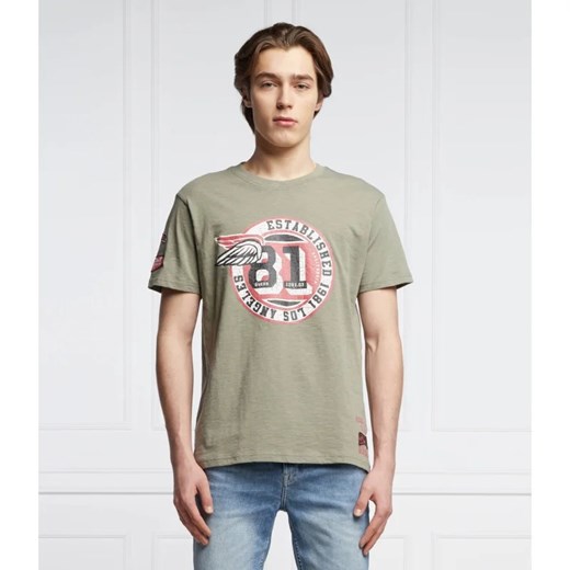 GUESS T-shirt WINGY | Regular Fit ze sklepu Gomez Fashion Store w kategorii T-shirty męskie - zdjęcie 163967410