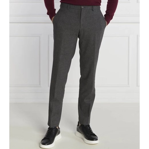 BOSS Spodnie Genius | Slim Fit | z dodatkiem wełny 50 Gomez Fashion Store