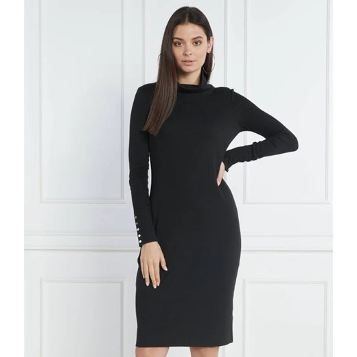 Sukienka Ralph Lauren z długim rękawem mini czarna casual dopasowana