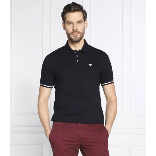 Emporio Armani Polo | Regular Fit Emporio Armani S okazja Gomez Fashion Store