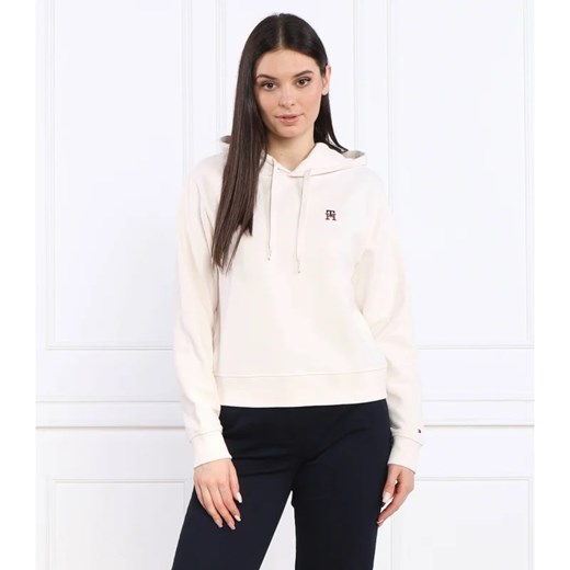 Bluza damska beżowa Tommy Hilfiger casualowa wiosenna