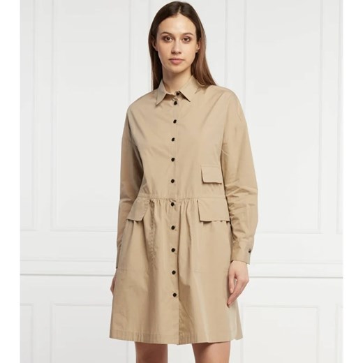 Sukienka Marc Cain z kołnierzykiem koszulowa mini 