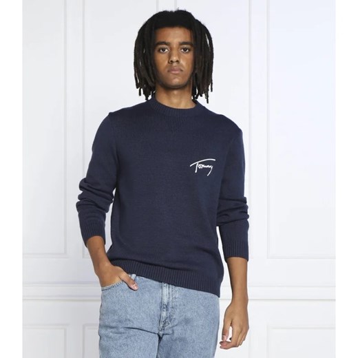 Tommy Jeans Sweter Signature | Regular Fit ze sklepu Gomez Fashion Store w kategorii Swetry męskie - zdjęcie 163968171