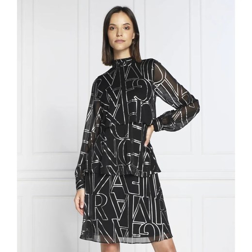 Sukienka Armani Exchange wielokolorowa prosta