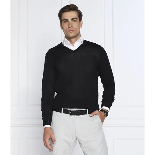 Oscar Jacobson Wełniany sweter | Regular Fit Oscar Jacobson S okazja Gomez Fashion Store