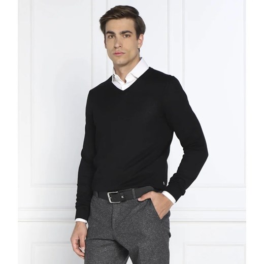 BOSS Wełniany sweter Melba-P | Slim Fit L Gomez Fashion Store