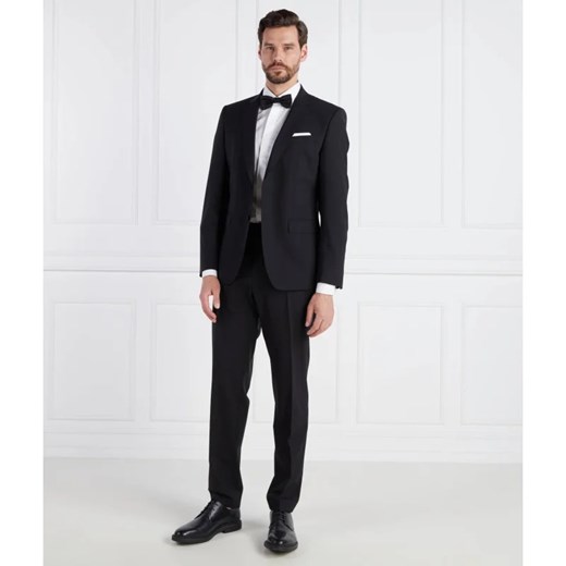 BOSS BLACK Wełniany garnitur H-Huge-2Pcs-224 | Slim Fit ze sklepu Gomez Fashion Store w kategorii Garnitury męskie - zdjęcie 163968870