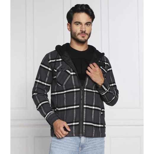Bluza męska Replay w kratkę młodzieżowa