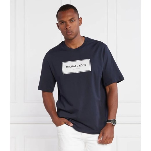 Michael Kors T-shirt FLAGSHIP LOGO | Oversize fit Michael Kors XXL okazja Gomez Fashion Store
