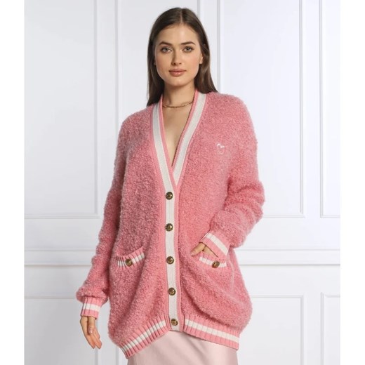 Pinko Wełniany kardigan CUBAN | Oversize fit ze sklepu Gomez Fashion Store w kategorii Swetry damskie - zdjęcie 163969464