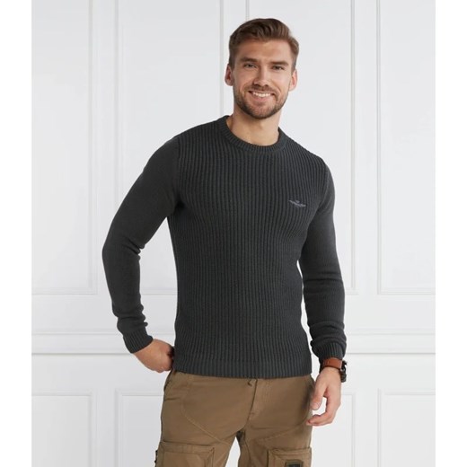 Aeronautica Militare Sweter | Regular Fit ze sklepu Gomez Fashion Store w kategorii Swetry męskie - zdjęcie 163969521